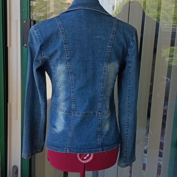 Ladies Jean Jacket - Picture 2 of 7